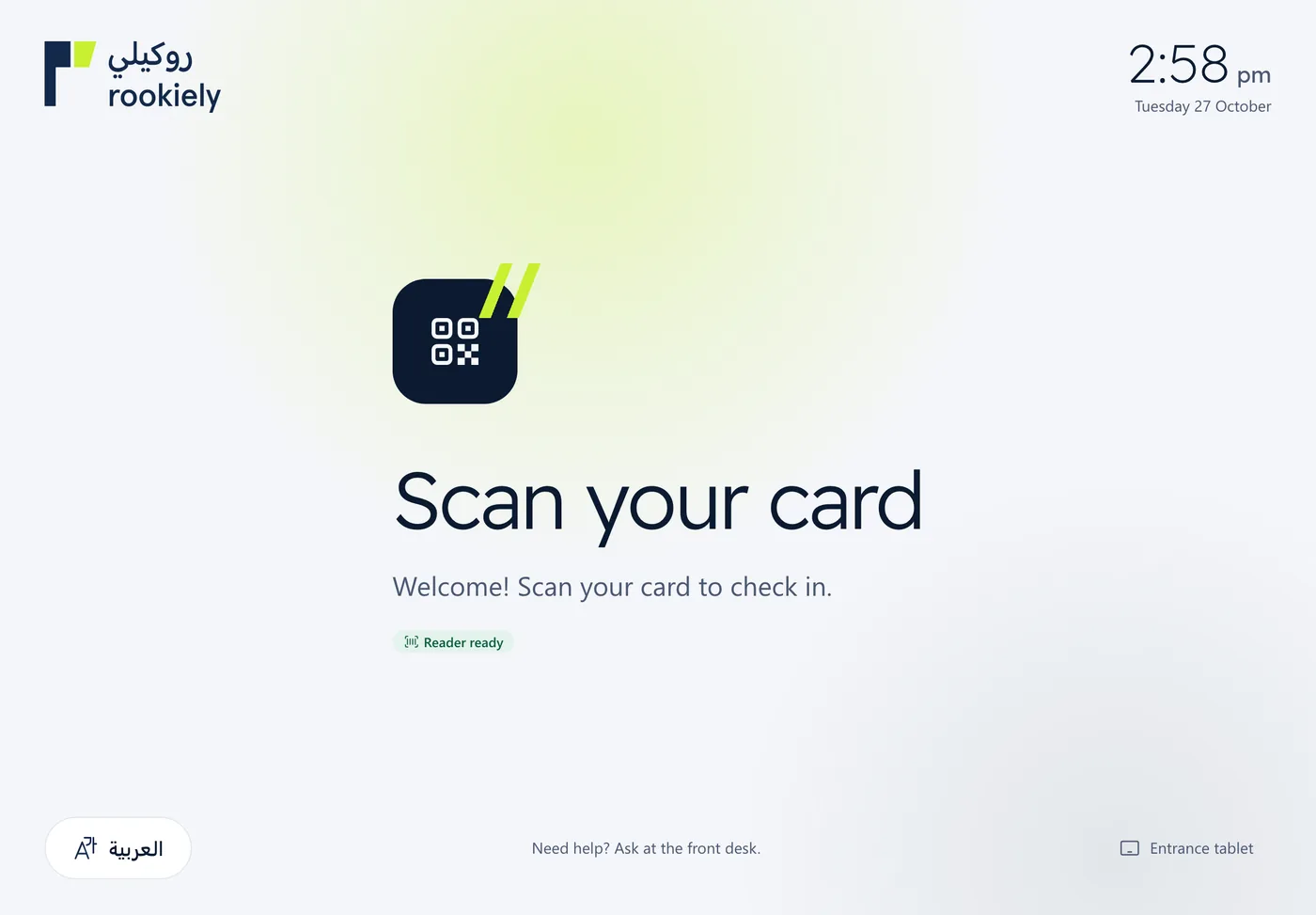 Scan the card